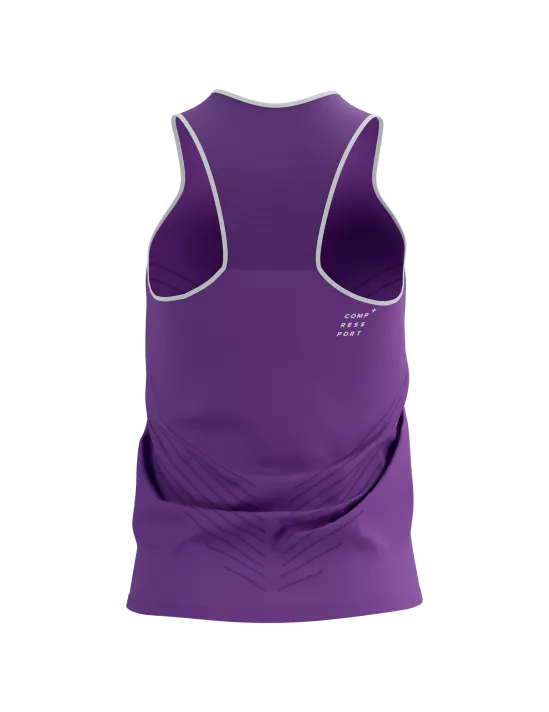 Polera o Peto de Running Mujer Compressport Performance Singlet W Rosado