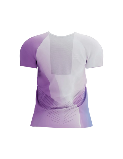 Polera o Peto de Running Mujer Compressport Performance Singlet W blanco