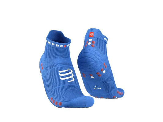 Calcetines de Running Cortos Pro Racing Socks v4.0  Pacific Blu/Deco Rose