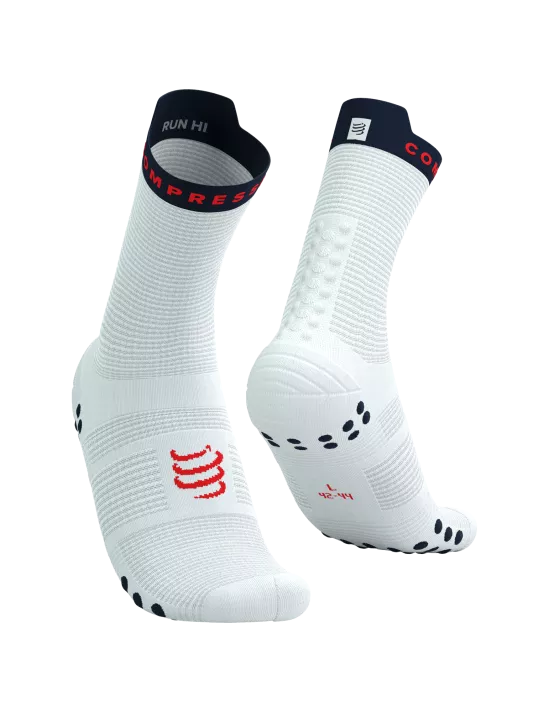 Calcetines de Running Pro Racing Socks v4.0  White/Dress Blues/Core Red