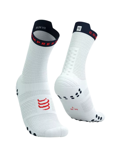 Calcetines de Running Pro Racing Socks v4.0  White/Dress Blues/Core Red