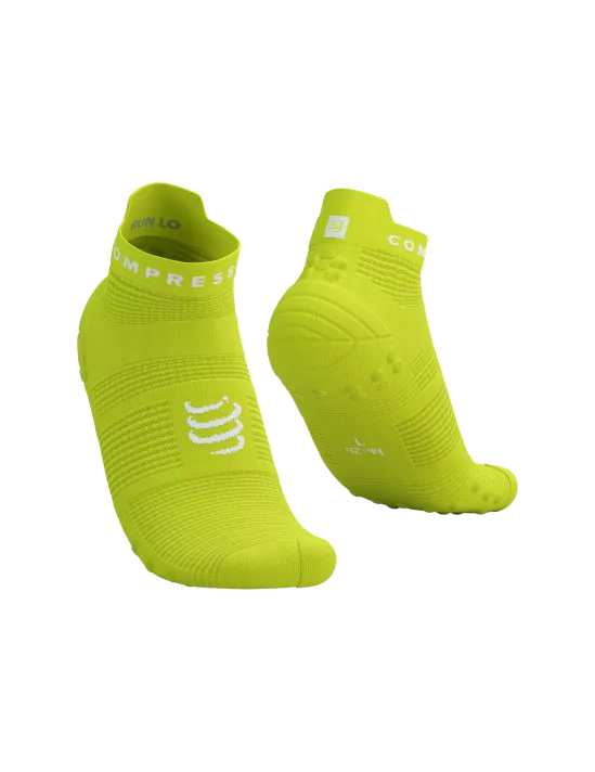 Calcetines de Running Cortos Pro Racing Socks RUN LOW v4.0 Green Sheen/White