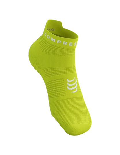 Calcetines de Running Cortos Pro Racing Socks RUN LOW v4.0 Green Sheen/White