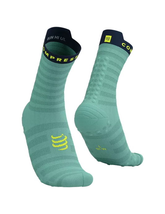 Calcetines de Running Pro Racing Socks ULTRALIGHT v4.0 Dress Blue/Egshell Blues Green Sheen