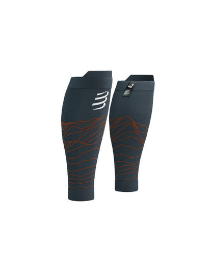 Gemeleras Perneras de compresión Compressport R2 Oxygen - Trail Capsule 2023 Negro