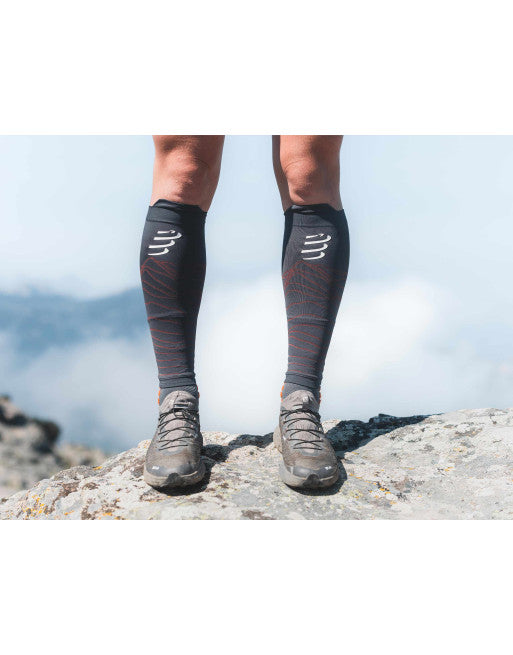 Gemeleras Perneras de compresión Compressport R2 Oxygen - Trail Capsule 2023 Negro