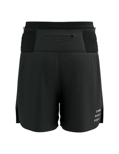 Short y Calza de Trail Compressport Racing 2-In-1 Short M Black