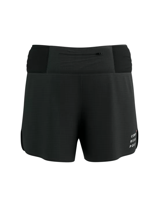 Short y Calza de Trail de Mujer Compressport Racing Short W Black