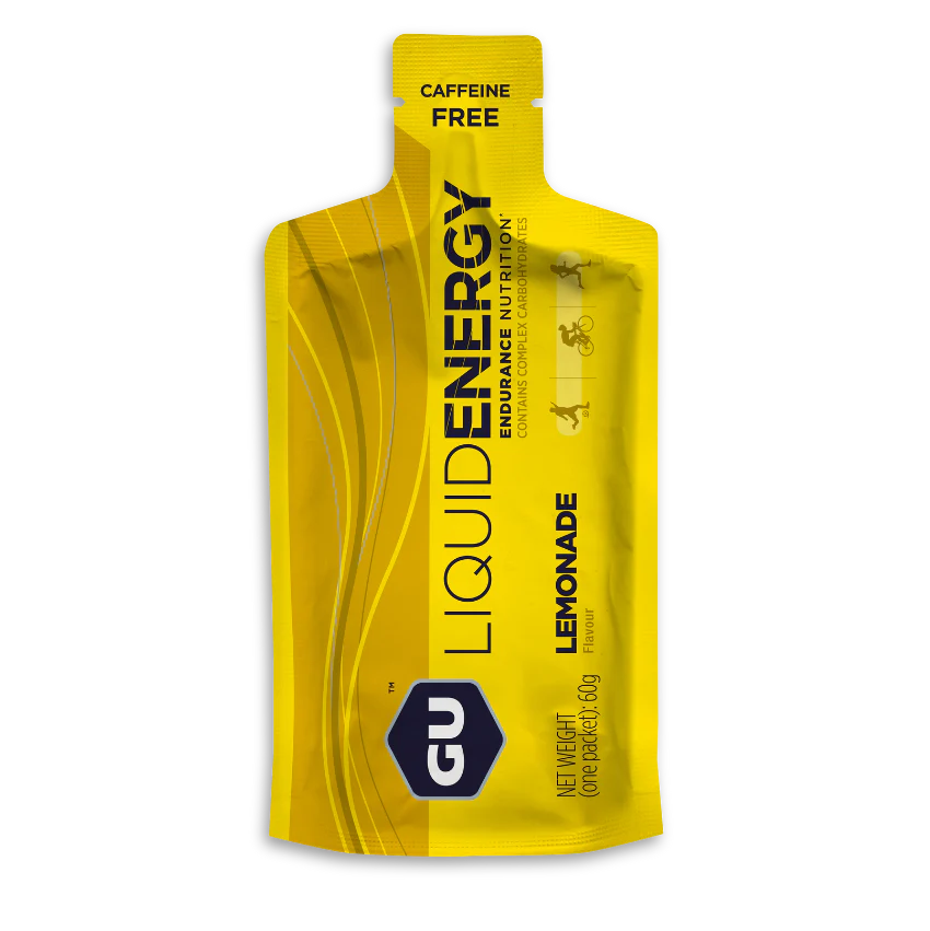 Caja de 12 Geles Liquidos GU Energy Gel 60g. Con y sin Cafeína (3 Sabores)