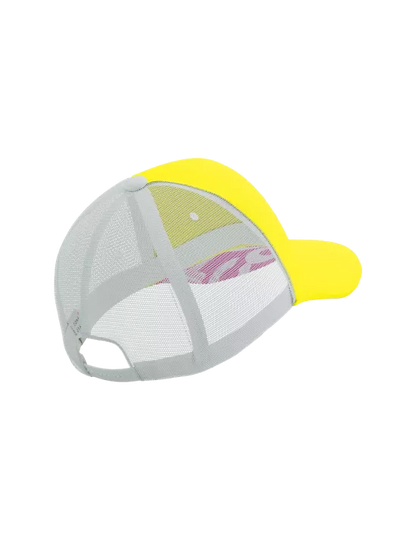 Gorro Jockey Compressport Trucker Cap Amarillo Rosado