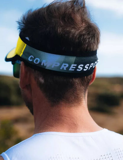 Visera deportiva Compressport Ultralight Amarillo