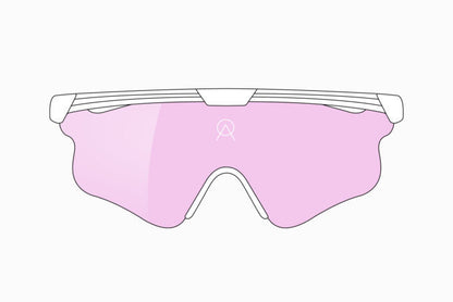 Anteojo Deportivo Delta Lei: WHT VZUM™ PINK LEI