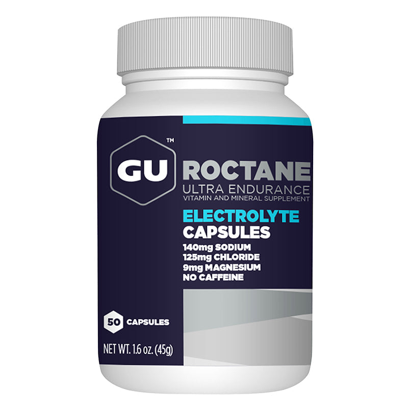 Pastillas de sales Electrolítos GU Roctane Electrolyte 50 capsulas