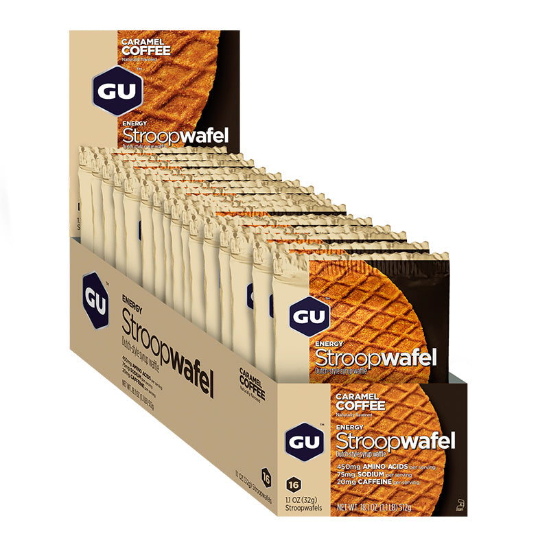 Caja de Wafles GU Energy Stroopwafel 16 unidades (6 sabores)