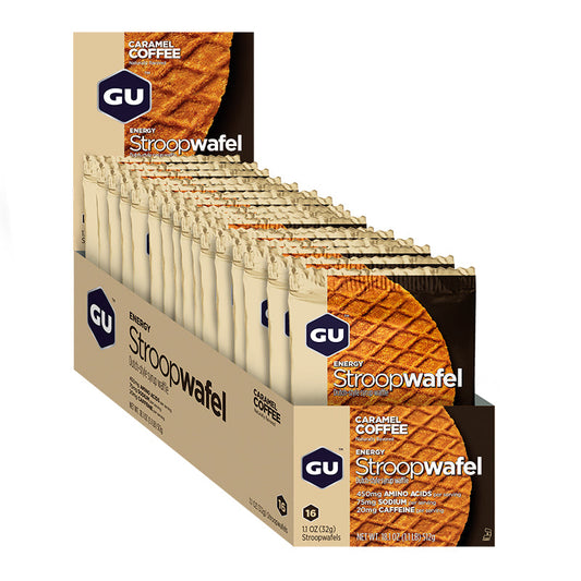 Caja de Wafles GU Energy Stroopwafel 16 unidades (6 sabores)