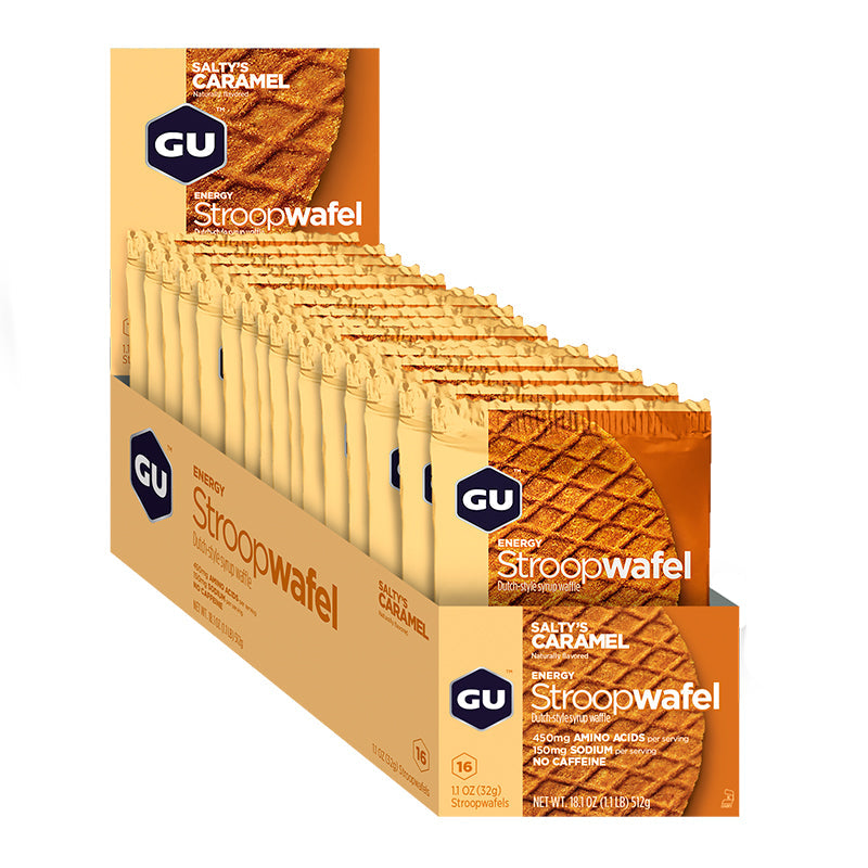 Caja de Wafles GU Energy Stroopwafel 16 unidades (6 sabores)