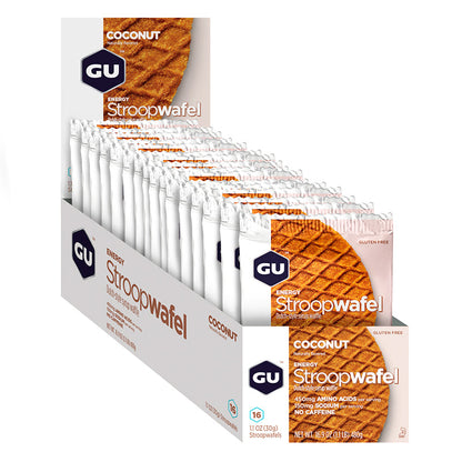 Caja de Wafles GU Energy Stroopwafel 16 unidades (6 sabores)