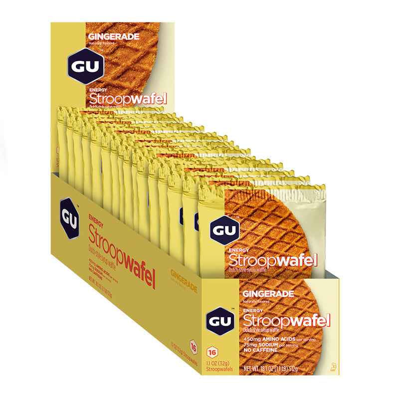 Caja de Wafles GU Energy Stroopwafel 16 unidades (6 sabores)