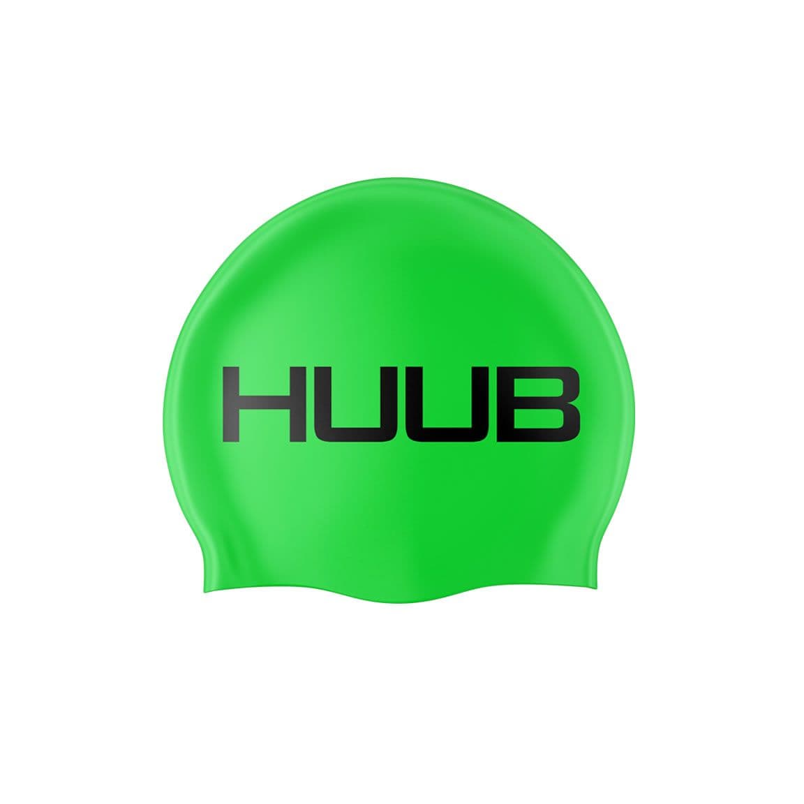 Gorras de Natación Huub Silicona Fluor (naranjo y Verde)