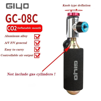 Adaptador inflador CO2 Giyo