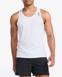 Polera deportiva sin mangas Hombre Aspire Singlet - Blanca - 2XU