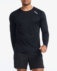 Polera Manga Larga Hombre 2XU Aspire L/S - Negra