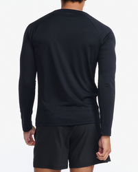 Polera Manga Larga Hombre 2XU Aspire L/S - Negra