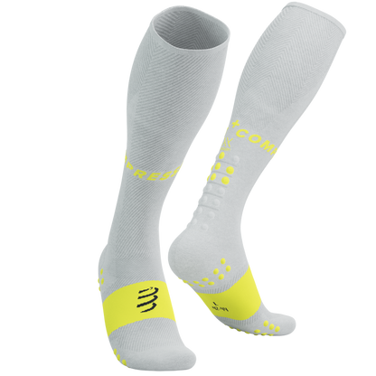 Calcetines de compresión running Compressport Full Socks OXYGEN