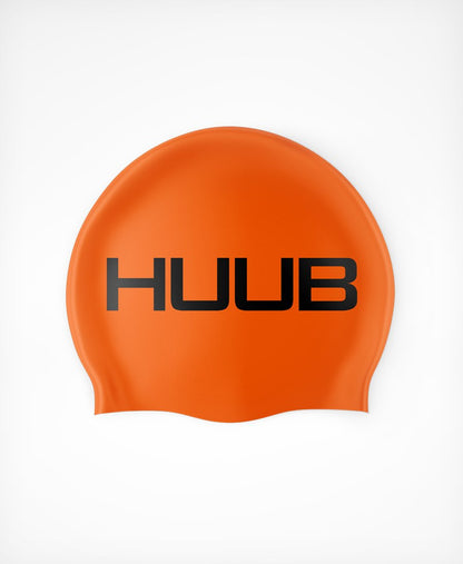 Gorras de Natación Huub Silicona Fluor (naranjo y Verde)