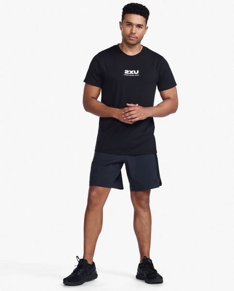 Polera Hombre Contender Tee Black/Nero - 2XU