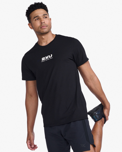 Polera Hombre Contender Tee Black/Nero - 2XU