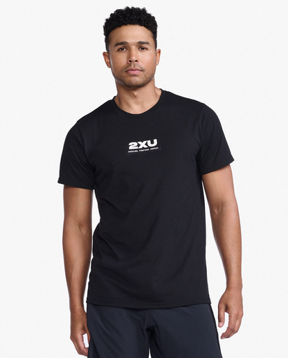 Polera Hombre Contender Tee Black/Nero - 2XU