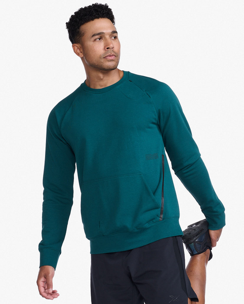 Polerón Hombre Motion Crew Deep Jade/Black - 2XU