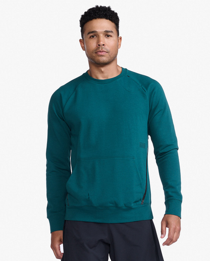 Polerón Hombre Motion Crew Deep Jade/Black - 2XU