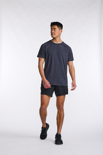 Polera Hombre Motion Tee India Ink/Black - 2XU