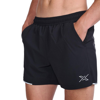 Shorts de Running Hombre Aero 5 pulgadas- Negro reflectante - 2XU