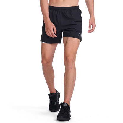 Shorts de Running Hombre Aero 5 pulgadas- Negro reflectante - 2XU