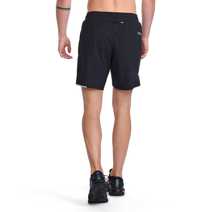 Shorts de Running Hombre Aero 7 pulgadas - Negro Reflectante - 2XU