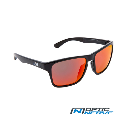 Anteojos Optic Nerve Rumble Negro/Rojo