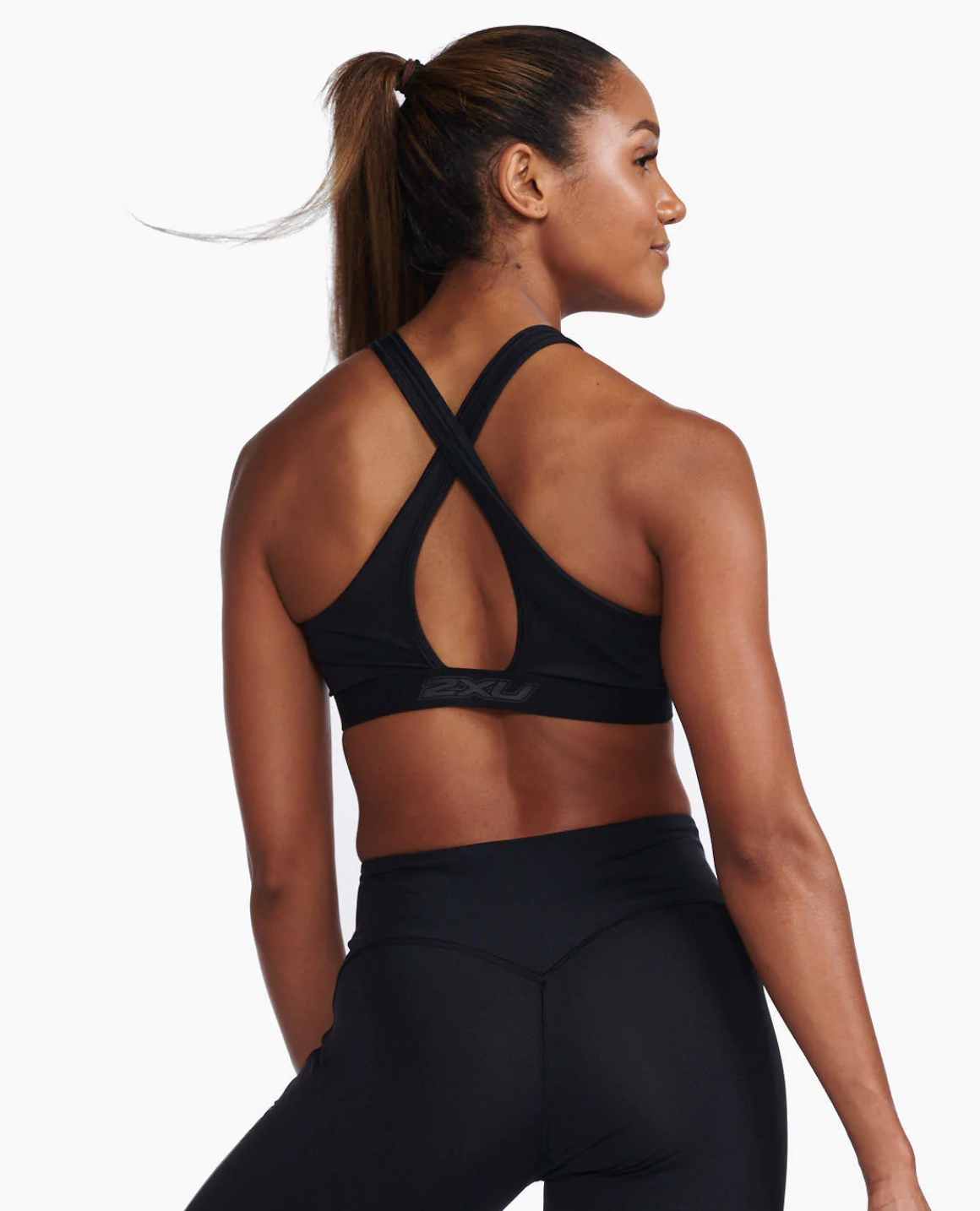 Peto Mujer Motion X Back Crop Black/Black - 2XU