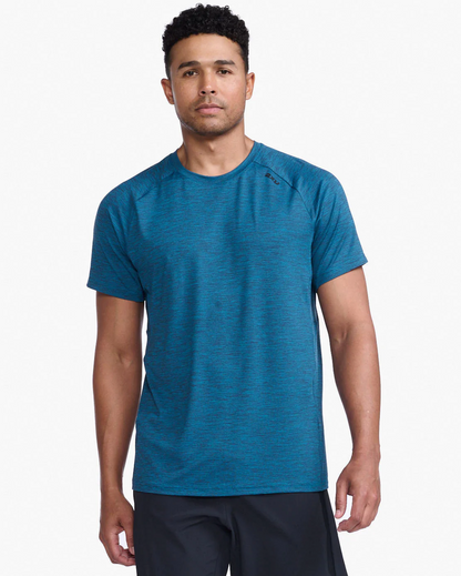 Polera Hombre Motion Tee Celestial/Black - 2XU