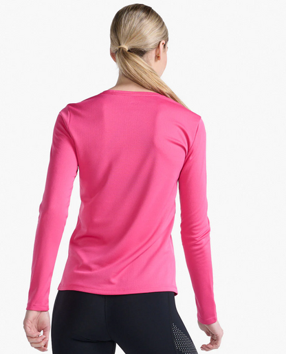 Polera Manga Larga 2XU Mujer Aspire - Rosado magenta