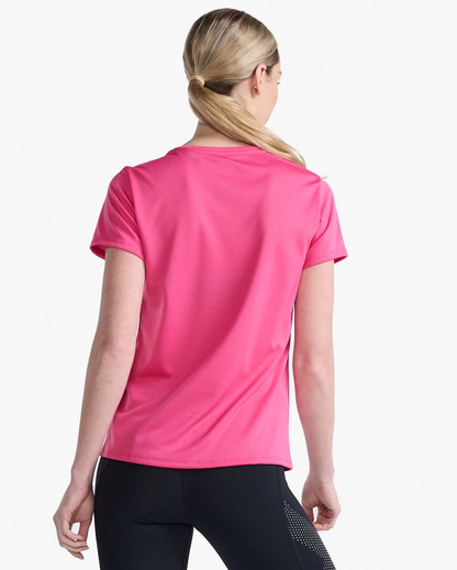 Polera Mujer Aspire Tee - Magenta/White - 2XU