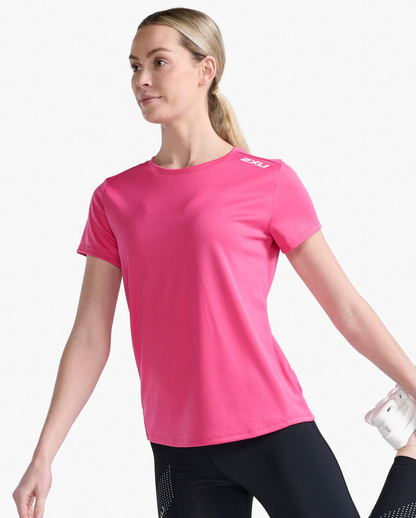 Polera Mujer Aspire Tee - Magenta/White - 2XU