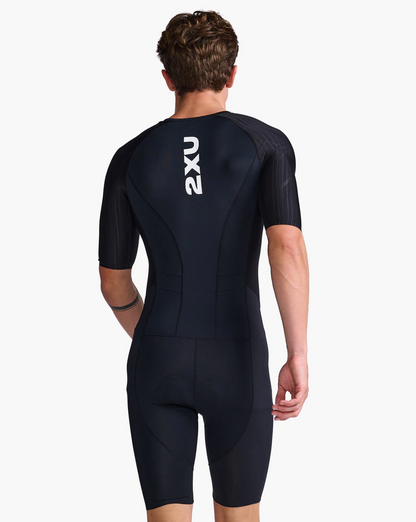 Trisuit Hombre Aero Sleeved - Black/White - 2XU