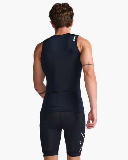 Top Triatlón Hombre Core Tri Tank 2XU - Negro