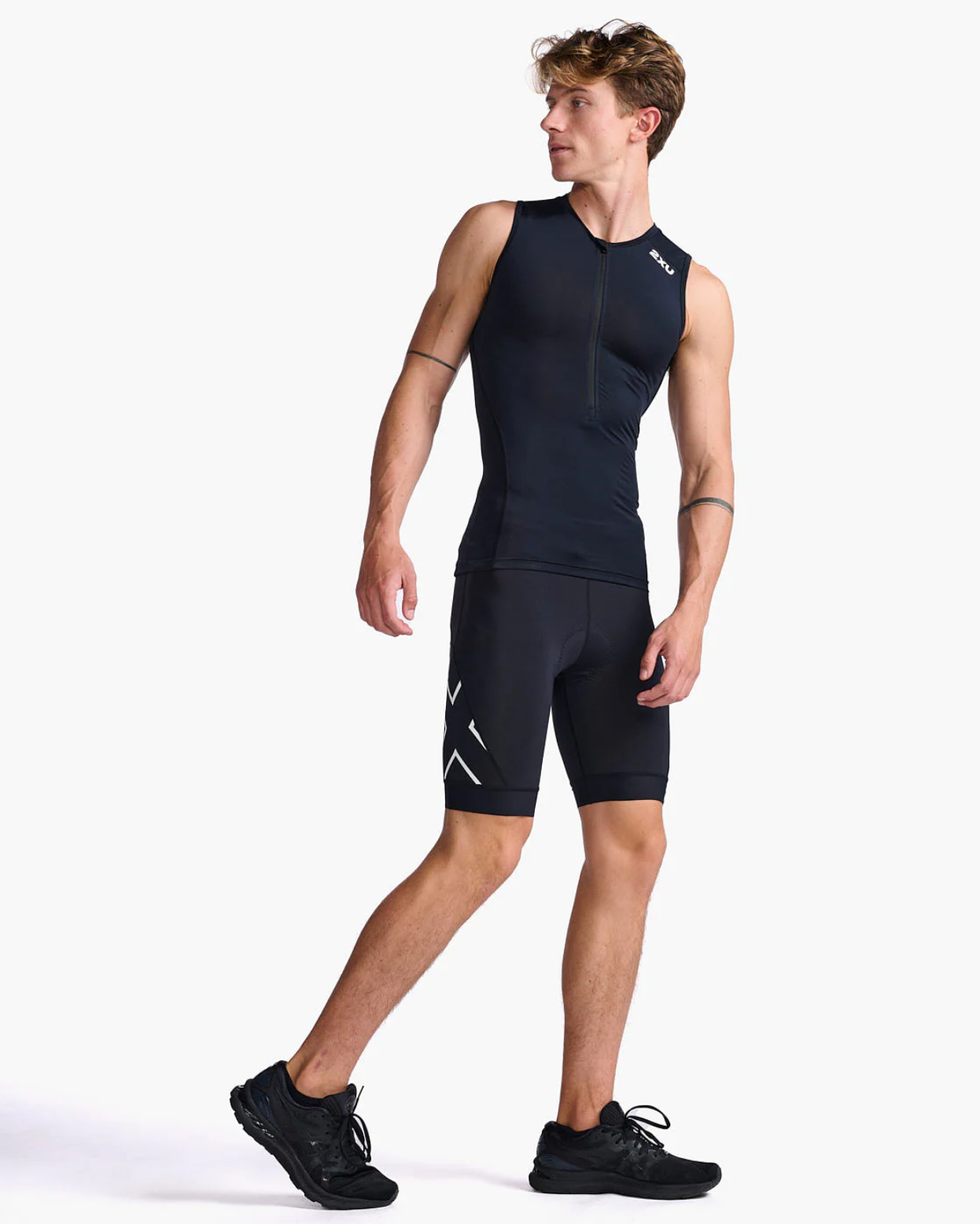 Top Triatlón Hombre Core Tri Tank 2XU - Negro