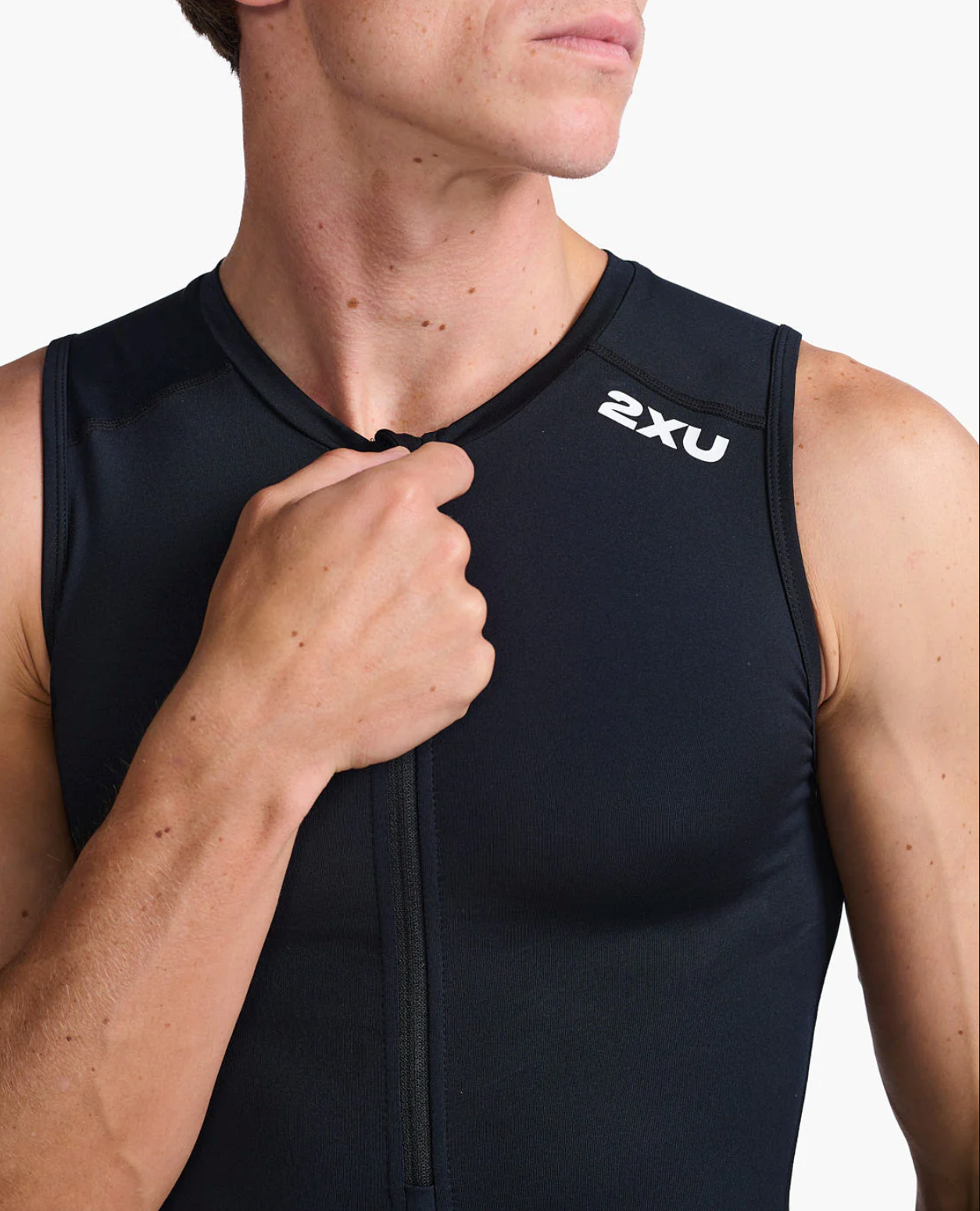 Top Triatlón Hombre Core Tri Tank 2XU - Negro