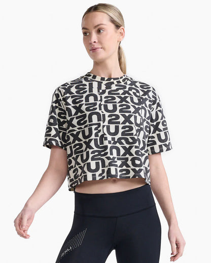 Polera Mujer Form Crop Abstract Mono - 2XU