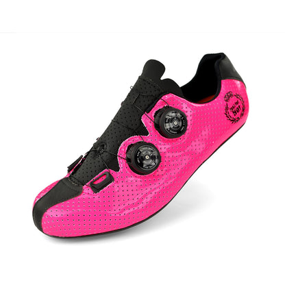 Zapato de ciclismo de Ruta Mujer EKOI CARBONO R5 Mujer, Rosado